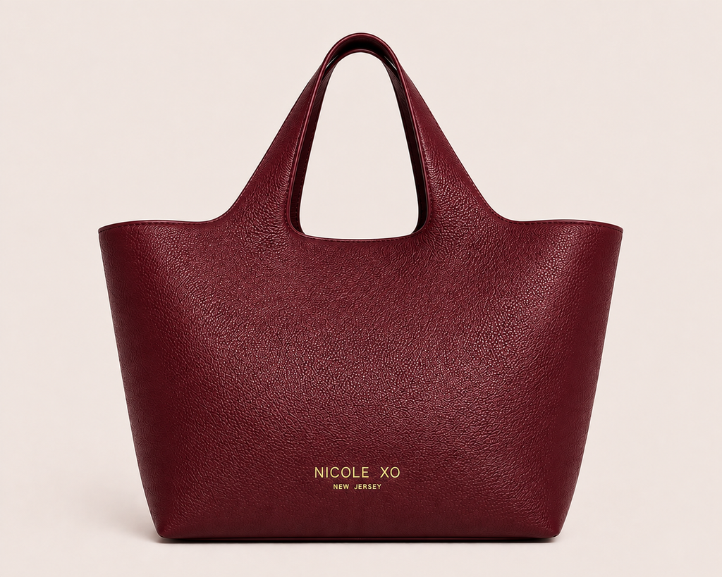 HUDSON TOTE - MERLOT