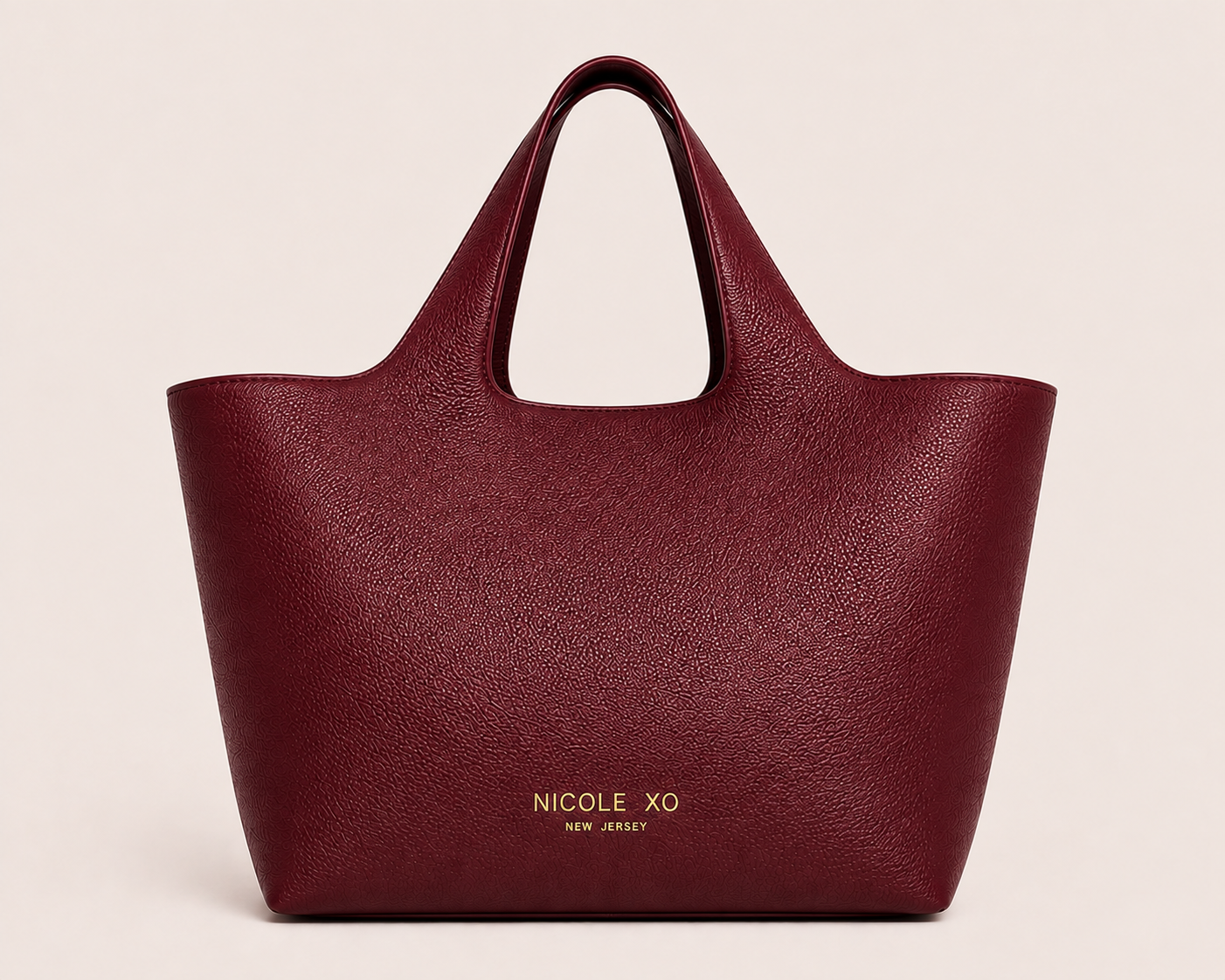HUDSON TOTE - MERLOT