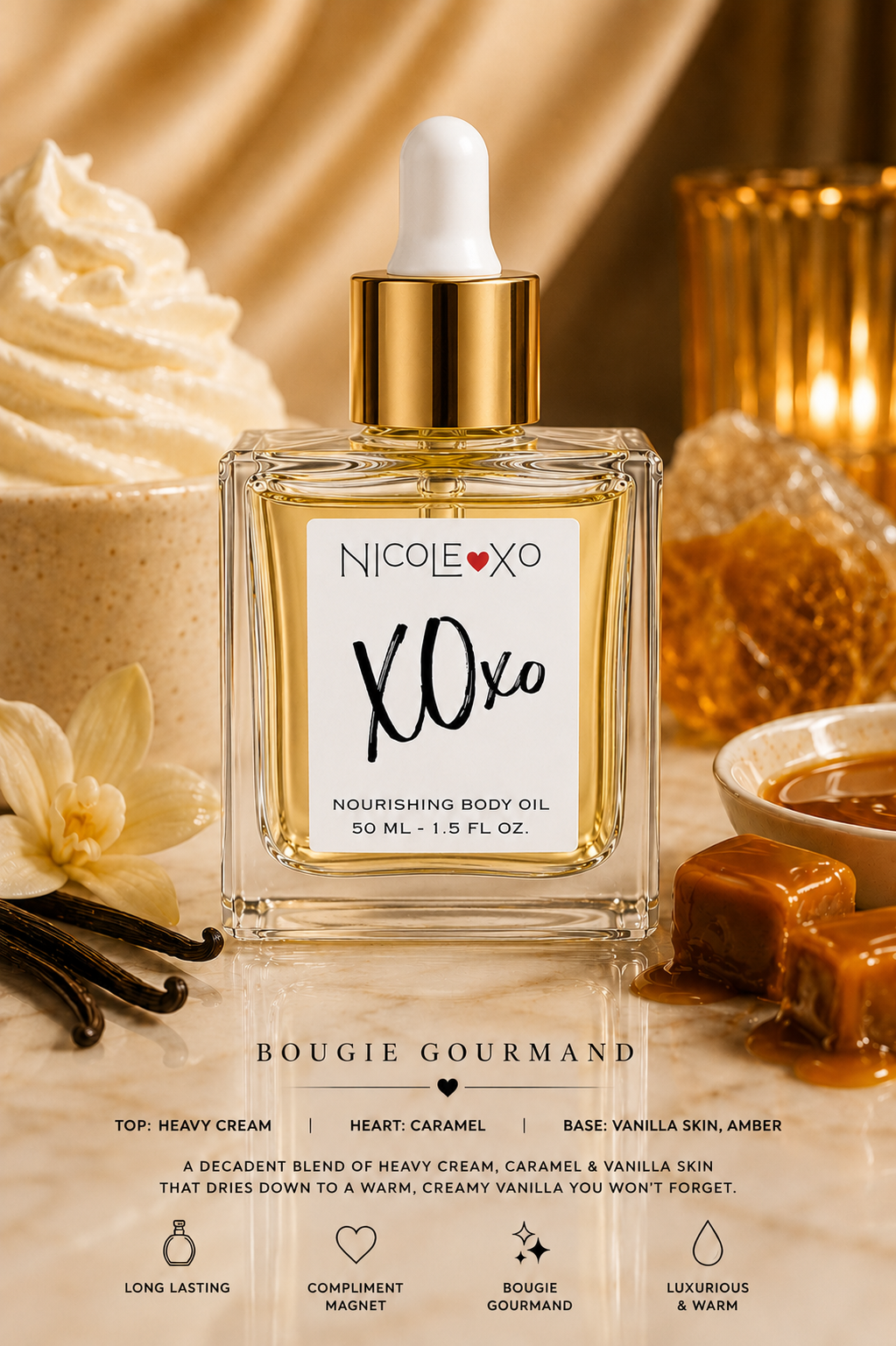 XOXO - NOURISHING BODY OIL - 50ML